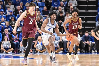Alexander Richardson (links) spielte zuletzt für für die Loyola Universität in Chicago in der höchsten US-College-Liga NCAA-1. Jetzt kommt er zu den Niners Chemnitz.