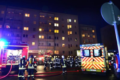 Eine brennende Zigarette hatte am 10. Dezember 2018 einen Brand in einer Asylunterkunft in Hainichen ausgelöst.