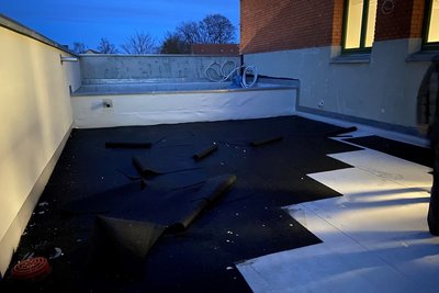 Die Tagespflege, die in den Bahnhof Mittweida einzieht, hat eine Dachterrasse bekommen.