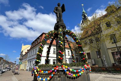 Osterbrunnen in Frankenberg.