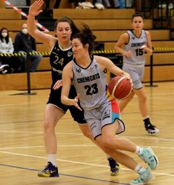 Courtney Strait war mit 18 Punkten beste Werferin der Chemcats im Spiel gegen Jena. 
