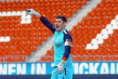 Johannes Brinkies, Torhüter und Kapitän, gibt beim FSV Zwickau die Richtung vor. 