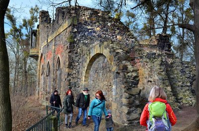 Die nur zu Fuß erreichbare Burgruine Pillnitz hoch über der Elbe soll wieder zu einem Ausflugsziel wie im 18. Jahrhundert werden.