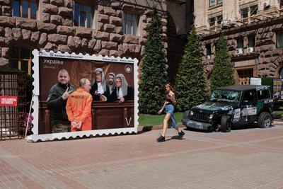Kunst hilft den Menschen den Krieg zu verarbeiten.