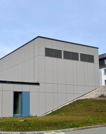 Die Schießanlage ist nicht nur kugelsicher - es soll auch kaum Lärm nach außen dringen.