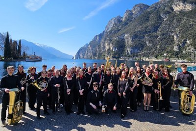 Am Gardasee präsentierten sich die Musiker bei einem internationalen Wettbewerb.
