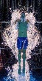 Wie ein Fisch im Wasser. Michael Phelps unterwegs auf der Schmetterlingsdistanz.
