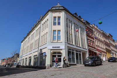 Zu wenig Publikumsverkehr in der Hohenstein-Ernstthaler Innenstadt – das würde Frank Tschany gerne ändern, etwa durch Open-Air-Konzerte.