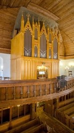 1876 wurde die Orgel von den Gebrüdern Poppe gebaut. Sie ist im Erzgebirge die einzige im Original erhaltene Orgel der Poppe-Brüder. 