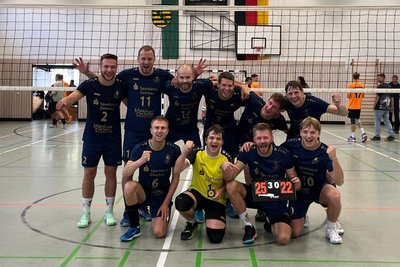 Nach dem 25:22 im dritten Satz war der dritte Wildenfelser Saisonsieg perfekt.