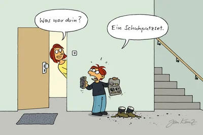 Aus aktuellem Anlass - ein SPS Schuh-Putz-Set vom Nikolaus.