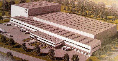 Das Logistikzentrum im Entwurf.