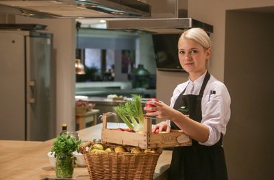 26 Jahre alt, Deutschlands beste Nachwuchsköchin, jetzt Küchenchefin in einem Chemnitzer Restaurant