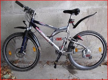 Dieses Bike gehört zu den vermutlich gestohlenen Fahrrädern, die die Polizei in Freiberg sicherstellte.