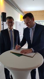 Jens Spahn am Dienstag im  Therapie- und Wohlfühlzentrum Bad Elster.