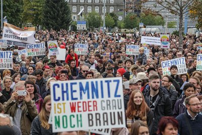 Die "Herz statt Hetze"-Demo am 1. September 2018.