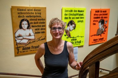 Was wird aus der Demokratiebildung? Jana Kaube im Bürgerhaus Aue.