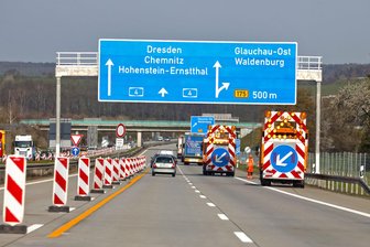 A 4 bei Glauchau muss erneut gesperrt werden - Die A 4 wird an der Anschlussstelle Glauchau-Ost voll gesperrt.