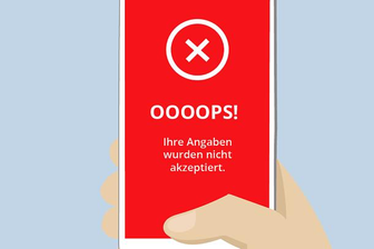 Abgelehnte Kredite, Terminvergabe bei Impfungen: Wie Algorithmen uns benachteiligen - Fehlermeldung in Onlineformular: Fragt sich nur, wo genau das Problem liegt. 