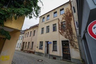 Abriss in Glauchau: Für diese beiden bedeutsamen Häuser gibt es keine Chance mehr - Diese beiden Häuser mitten im Glauchauer Stadtzentrum werden abgerissen.