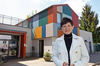 Abschied mit Haltung: Architektin Petra König blickt kritisch auf Zwickaus Wandel - Petra König hat die Kita „Krümelkiste“ saniert und den Anbau konzipiert.