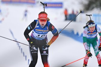 Abteilung „Jugend forscht“ hält deutsche Fahne beim Biathlon-Weltcup in Oberhof hoch - Selina Grotian kam im Verfolger von Oberhof als Fünfte und damit beste Deutsche ins Ziel.