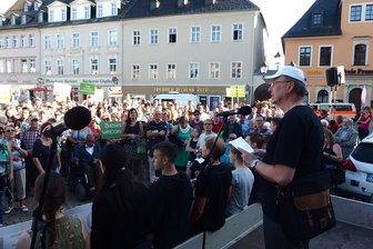Abtreibungsgegner protestieren -