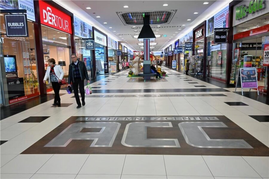 ACC in Chemnitz: So geht die Neugestaltung des Einkaufscenters voran - Im vorderen Teil des Altchemnitz-Centers mit dem Hauptmieter Rewe sind alle Ladenflächen vergeben. 