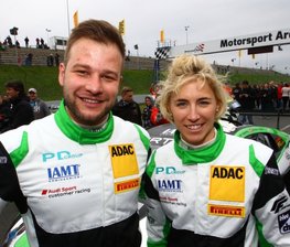 ADAC-GT-Masters am Sachsenring: "Als Frau bist du ein Exot" - Rahel Frey und Philip Geipel wurden zum Saisonauftakt 20. und 12. und wollen am Sachsenring in die Top Ten.