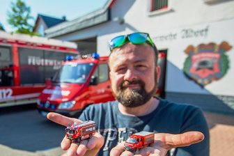 Adorfer baut Feuerwehrfuhrpark im Kleinformat - Stefan Wagner hat die Fahrzeuge des Fuhrparks der Freiwilligen Feuerwehr Adorf in Miniaturformat nachgebaut.
