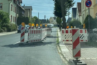 In Mittweida auf der Schillerstraße wird seit einigen Wochen gebaut. Nun gab es Ärger.