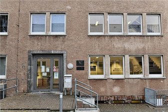 Ärzteprozess in Freiberg: Verurteilter Mediziner geht in Berufung - Das Amtsgericht Freiberg sitzt interimsweise an der Heinrich-Heine-Straße, weil das Stammhaus umgebaut wird. 