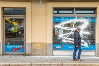 AfD-Büro erneut mit Farbe beschmiert -