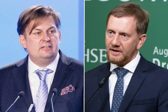 Maximilian Krah (AfD) setzt auf das Ende der CDU. Michael Kretschmer (CDU), Ministerpräsident von Sachsen, will das mit Sicherheit verhindern.