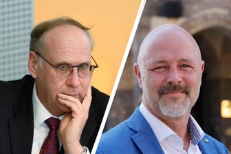 AfD muss Nico Köhler wieder in Chemnitzer Stadtrats-Fraktion aufnehmen – Gericht macht Ausschluss rückgängig - Volker Dringenberg (links) wollte als AfD-Fraktionsvorsitzender im Stadtrat nicht mehr mit Kreisparteichef Nico Köhler (rechts) zusammenarbeiten. Nun muss er das vorerst weiter tun.