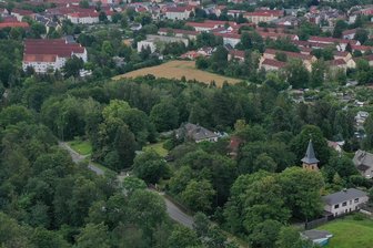 Alberthöhe in Zwickau soll schick gemacht werden - Die Alberthöhe in Marienthal von Westen aus gesehen.
