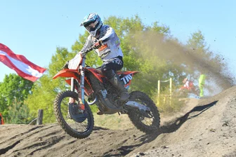 Als bester Deutscher: Crimmitschauer beweist Potenzial in der Motocross-Nachwuchsklasse - Leon Rudolph gelang ein guter Saisonstart.