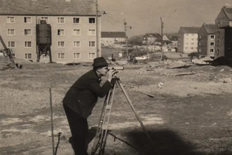 Als das Neubaugebiet in Lichtenstein entstand - Bau des „Sozialistischen Stadtteils" in Lichtenstein 1961.