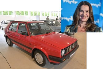 Als Katarina Witt einen Golf II fuhr: Oldtimermuseum in Wilkau-Haßlau zeigt Auto von Eiskunstlauf-Star - Mit diesem roten Golf II war Katarina Witt ab 1988 in der DDR unterwegs. Die Olympiasiegerin soll das Auto bis 1993 gefahren sein.