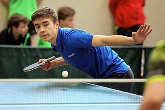 Als Spitzenreiter in die Weihnachtspause - Karl Zimmermann soll im letzten Heimspiel 2022 wieder Bundesligaluft schnuppern beim TTC Sachsenring.