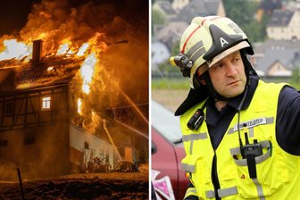 „Als wir kamen, war nur Rauch zu sehen“: Wehrleiter über dramatische Brandnacht im Erzgebirge - Der Großeinsatz am Montag in Waschleithe – dort ging ein Wohnhaus in Flammen auf – sei für die Feuerwehrleute kräftezehrend gewesen, sagt der Einsatzleiter Jörg Zimmermann.