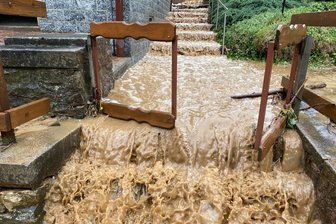 Am Montag hohes Unwetterpotential: Gewitter, Starkregen, Hagel, Sturmböen erwartet - Im mittelsächischen Reinsberg wütete vergangene Woche ein Gewitter mit Hagel und Starkregen.