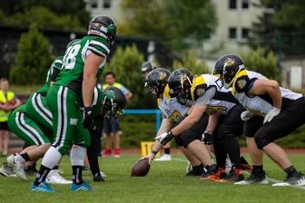 American-Football-Team aus dem Erzgebirge träumt vom Silber-Coup - Zum zweiten Mal in dieser Saison treffen die Erzgebirge Miners (links) auf die Phantoms Freiberg.