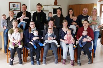 Amtsberg begrüßt seine Neuankömmlinge - Bei der Babybegrüßung in der Kita „Lebensbaum“ wurden die Amtsberger Neuankömmlinge des Jahres 2023 empfangen.