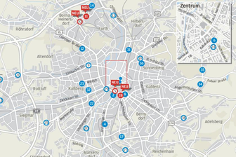 An diesen Stellen wird es eng - 