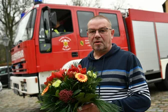 An Heiligabend: Emotionaler Geburtstag für Rochlitzer Feuerwehrchef Thomas Hellfeuer - Freute sich über die Aktion seiner Kameraden: Der Rochlitzer Stadtwehrleiter Thomas Hellfeuer, der an Heiligabend auch seinen 60. Geburtstag feiert.