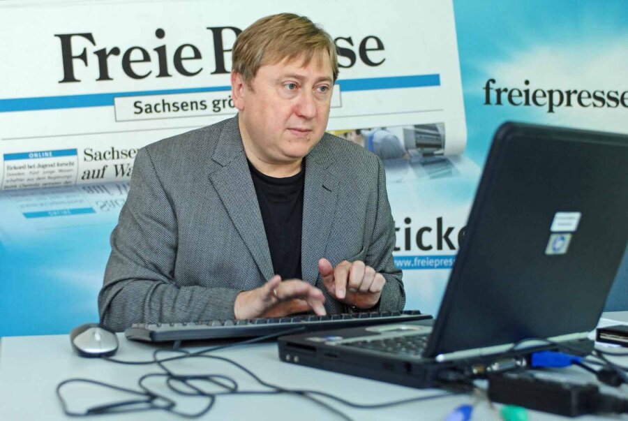 André Hahn im Wahl-Chat - Zu Gast bei der "Freien Presse" in Chemnitz: André Hahn, Spitzenkandidat der Linken bei der Landtagswahl in Sachsen.