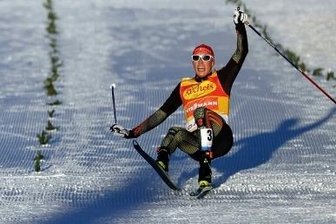 Angriff auf den König von Seefeld - Fotofinish zwischen Johannes Rydzek (l.) und Eric Frenzel.