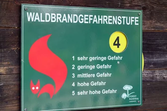 Anhaltende Trockenheit - Waldbrandgefahr steigt - In der Muskauer Heide gilt bereits die Waldbrandgefahrenstufe 4. (Symbolbild)