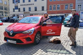 Annaberger Autofrühling: Von aufgeschobenem Autokauf, Trends und Car-Sharing - Dana Künne-Schubert und Henning Niehus betreuen in Annaberg-Buchholz ein Car-Sharing-Projekt. Foto: